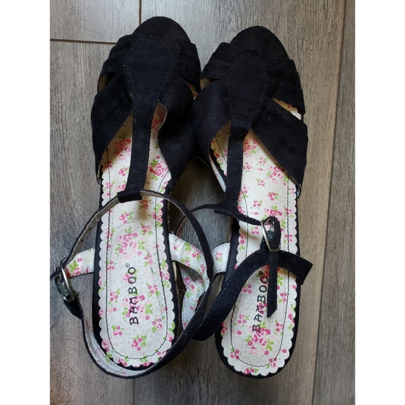 BAMBOO Espadrille Wedges - Picture 4 of 6